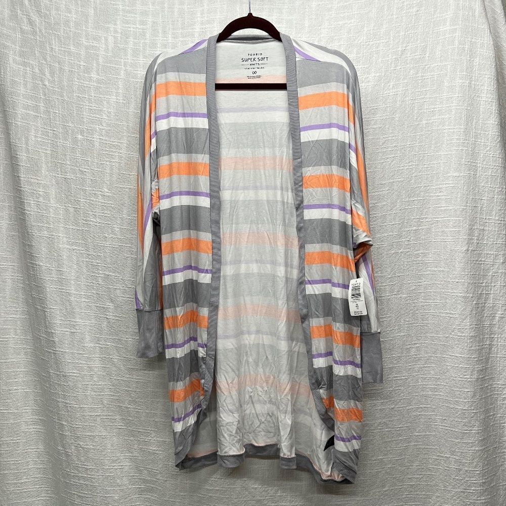 NWT Torrid Super Soft Cocoon Cardigan - Plus Size 00 - Picture 4 of 9